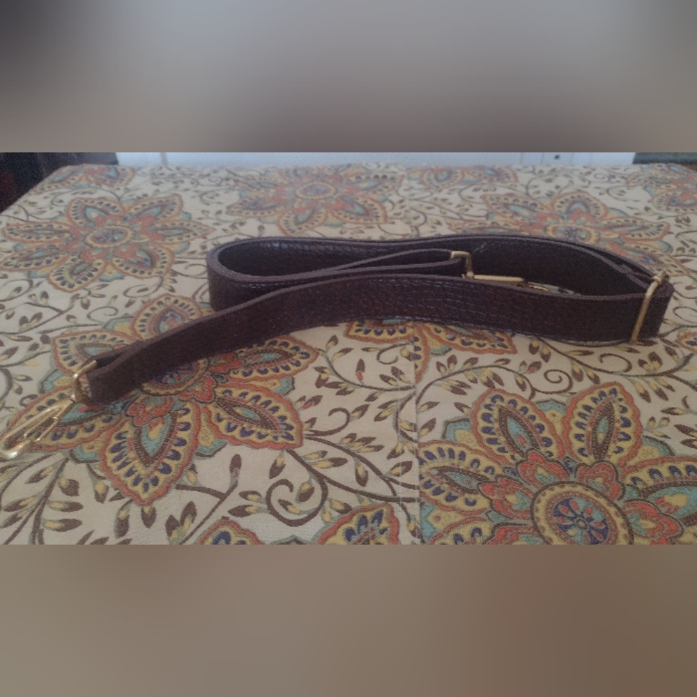 2 for $20 Brown Adjustable Faux Leather Snakeskin Pattern Purse Bag Strap